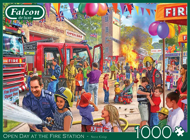 Jumbo Open Day at the Fire Station 1000 Parça 11351 Puzzle Thumbnail 6