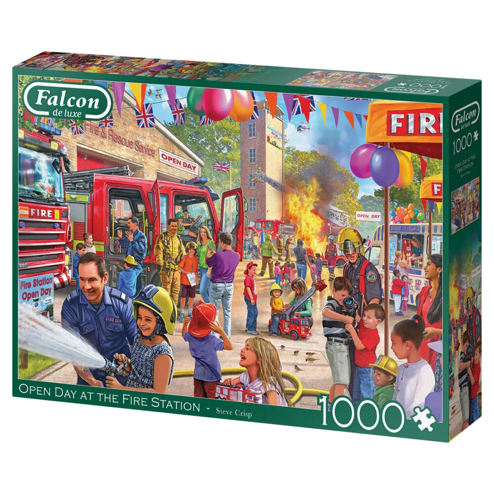 Jumbo Open Day at the Fire Station 1000 Parça 11351 Puzzle Thumbnail 4