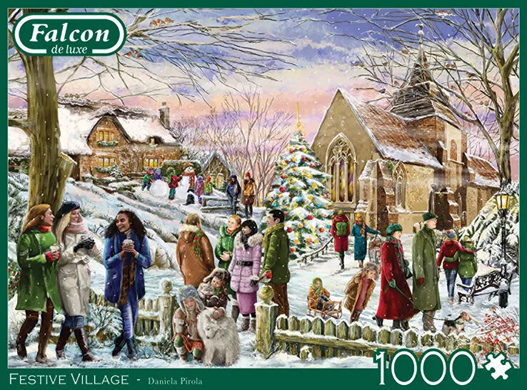 Jumbo Festive Village 1000 Parça 11352 Puzzle Thumbnail 5