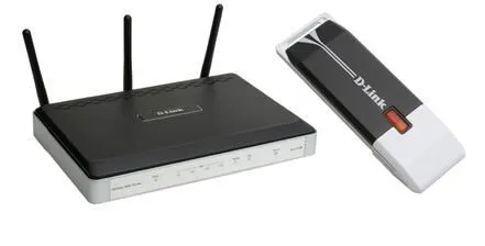 D-Link DSL-2740B + DWA-140 kablosuz yönlendirici Route