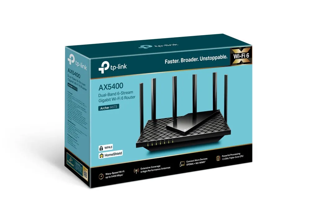 TP-Link Archer AX73 4 GHz Thumbnail 6