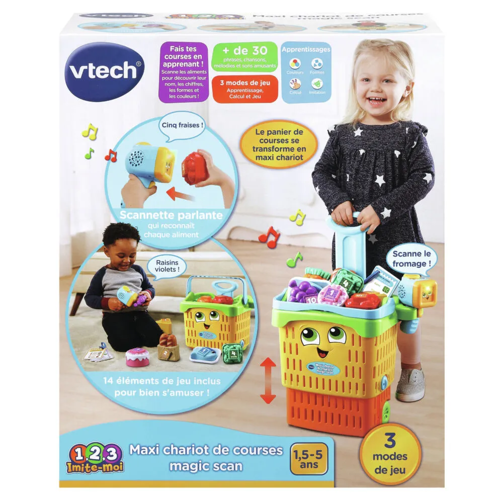 VTech MAXI CHARIOT DE COURSES MAGIC'SCAN 80-614205 Thumbnail 9