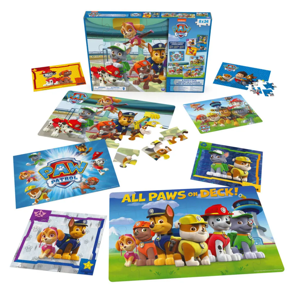 Spin Master KPZ KPL PawPatrl 8Puzzle CardbrdBx GML 6054448 800 Parça Puzzle Thumbnail 4