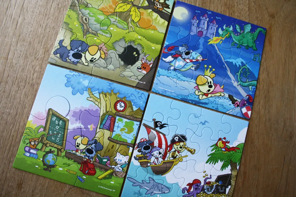Jumbo 4in1 18429 35 Parça Puzzle Thumbnail 1