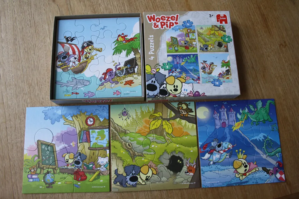 Jumbo 4in1 18429 35 Parça Puzzle Thumbnail 3
