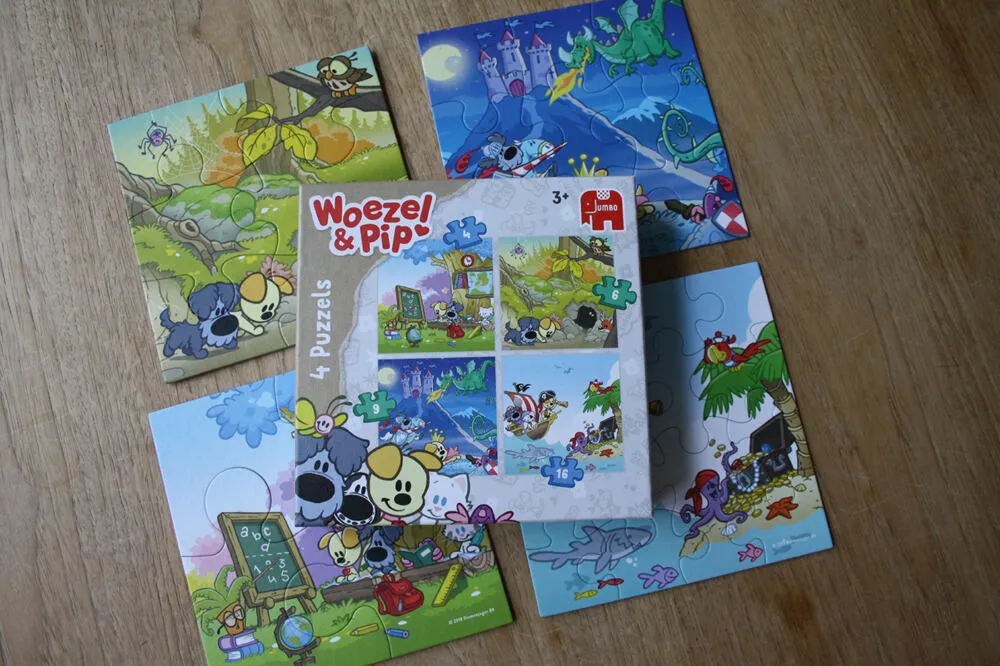 Jumbo 4in1 18429 35 Parça Puzzle Thumbnail 0