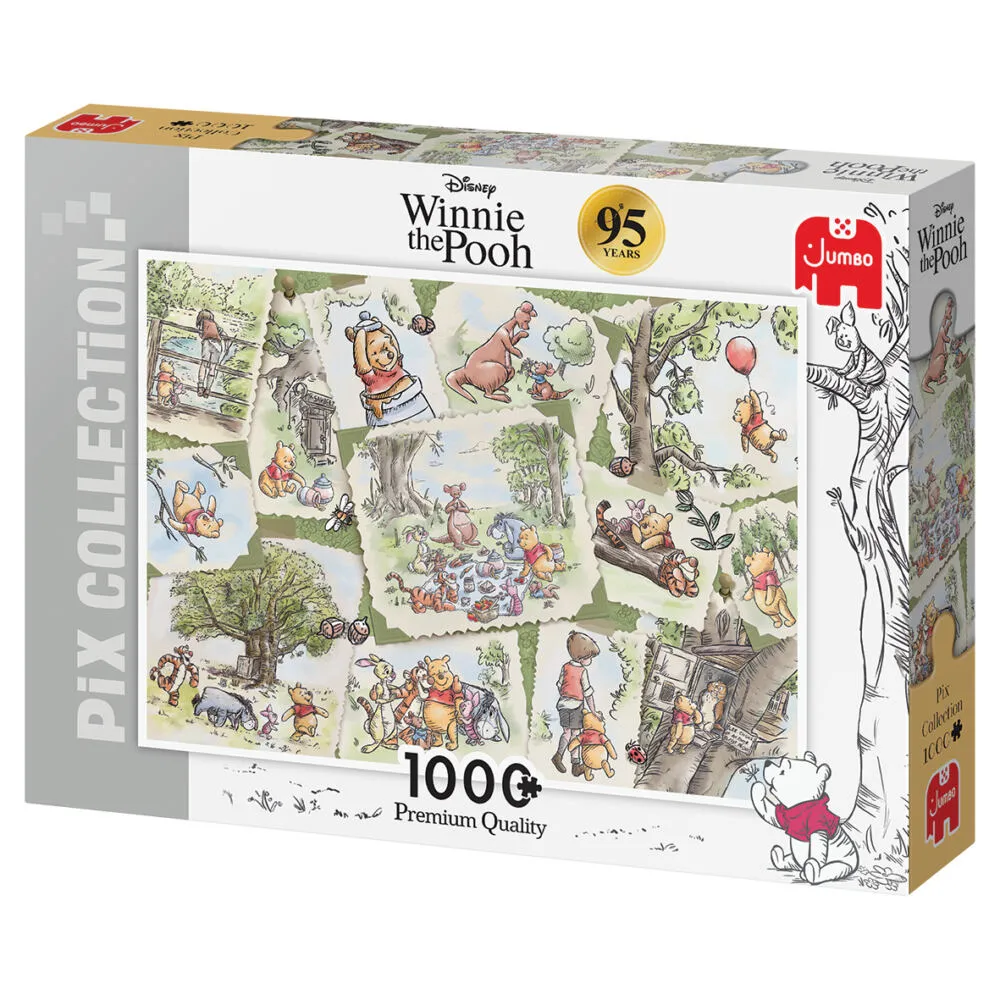 Jumbo Pix Collection - Winnie de Poeh 18875 1000 Parça Puzzle Thumbnail 6