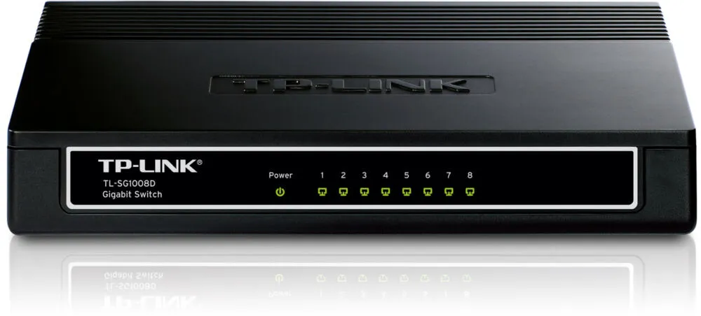 TP-Link TL-SG1008D Gözetilmiş Siyah Switch