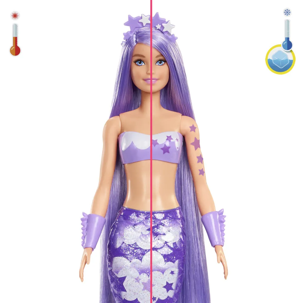 Barbie Mermaid HCC46 Color Reveal Oyuncak Bebek Thumbnail 3