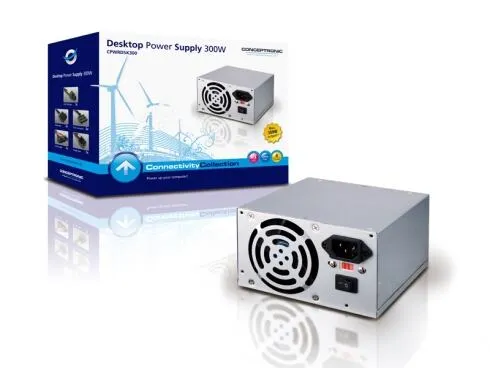 Conceptronic CPWRDSK300 güç kaynağı ünitesi 300 W 20+4 pin ATX Gri Thumbnail 2