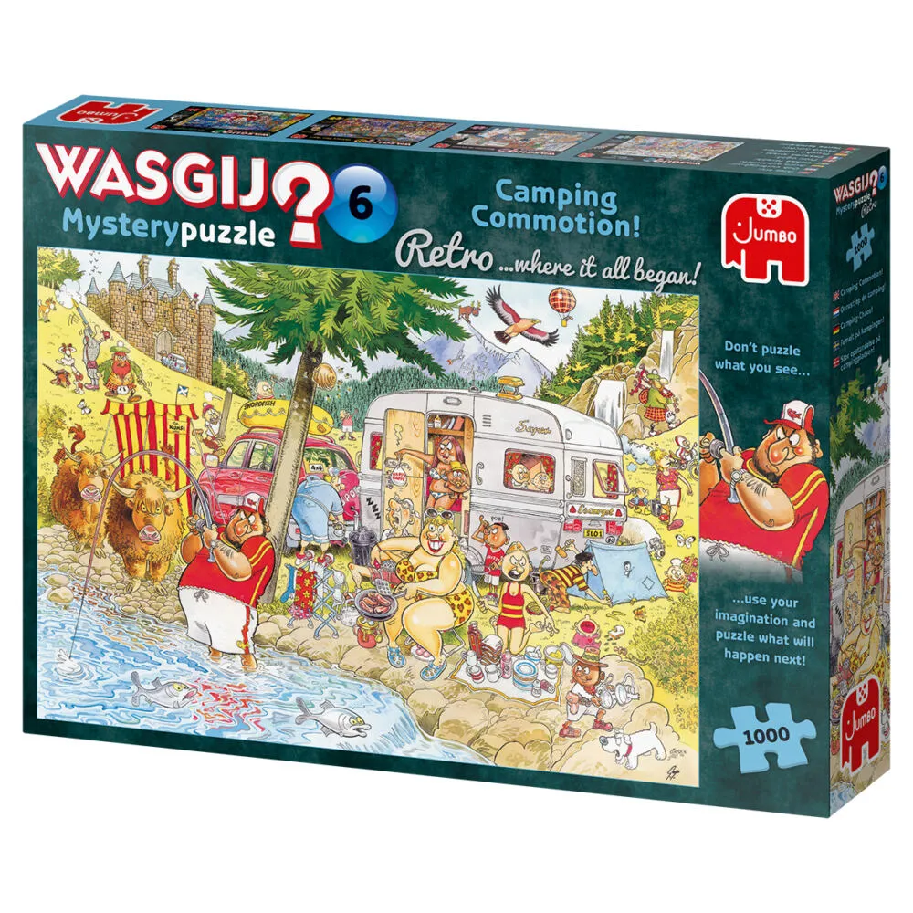 Jumbo Retro Mystery 6 25016 1000 Parça Puzzle Thumbnail 2