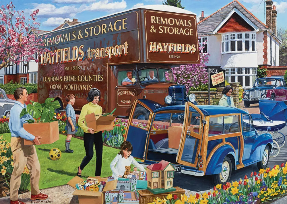 Jumbo Falcon de luxe Moving Day 11370 500 Parça Puzzle Thumbnail 1