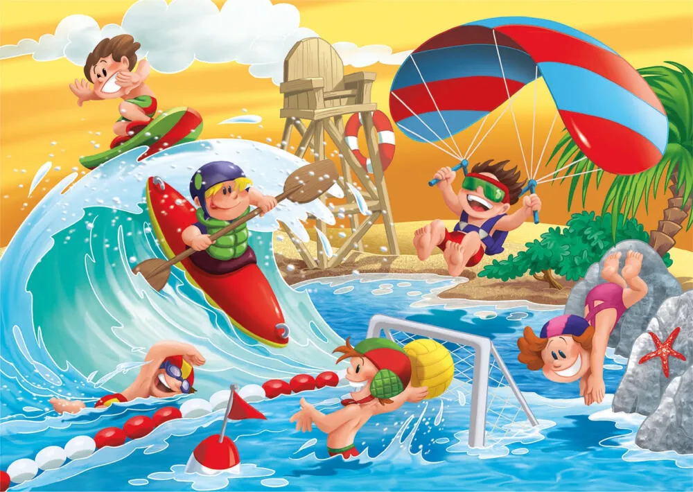Clementoni Let's sport! 24780 20 Parça Puzzle Thumbnail 1