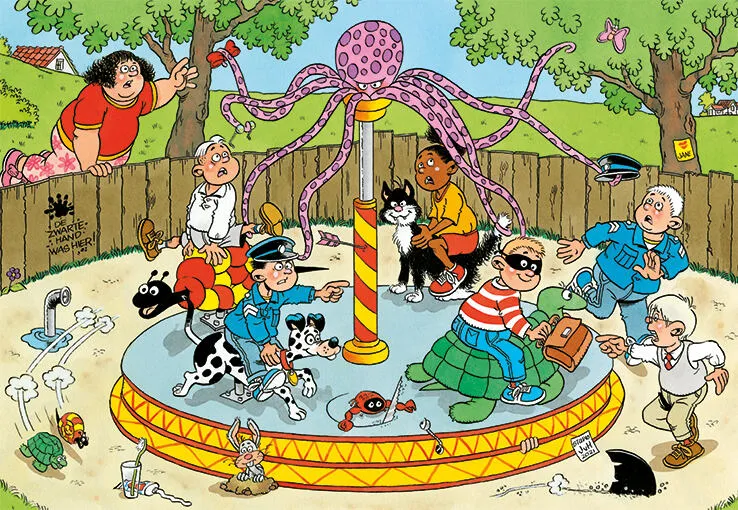 Jumbo Junior 8 - The Merry-go-round (240 Parça) 20079 Puzzle Thumbnail 1