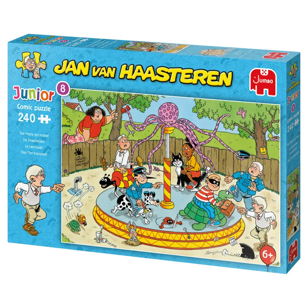 Jumbo Junior 8 - The Merry-go-round (240 Parça) 20079 Puzzle Thumbnail 3