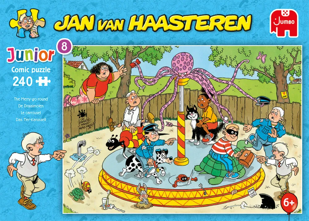 Jumbo Junior 8 - The Merry-go-round (240 Parça) 20079 Puzzle Thumbnail 5