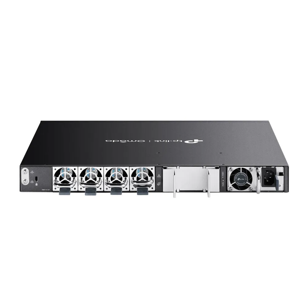 TP-Link Omada SG6654XHP Gözetilmiş L3 Gigabit Ethernet (10/100/1000) Ethernet üzerinden güç desteği (PoE) 1U Siyah Thumbnail 2