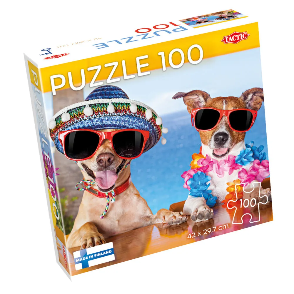 Tactic 60676 puzzle Yapboz 100 adet Hayvanlar