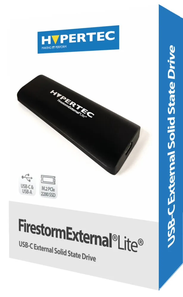 Hypertec FirestormExternal Lite 512 GB SSDEM2512U3G2FL M.2 SSD Thumbnail 1