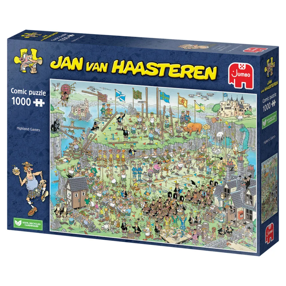 Jumbo Highland Games 1000 Parça 20069 Puzzle Thumbnail 2