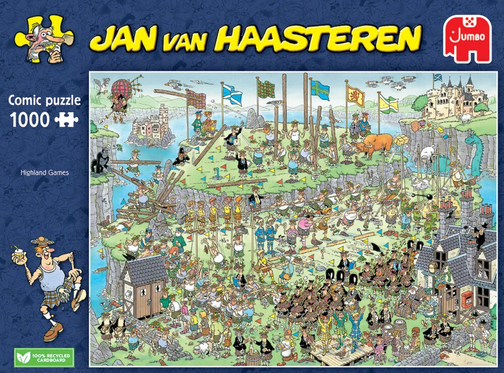 Jumbo Highland Games 1000 Parça 20069 Puzzle Thumbnail 1