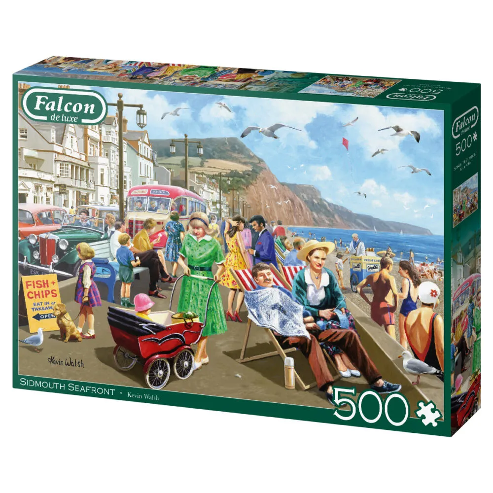 Jumbo Sidmouth Seafront (500 Parça) 11375 Puzzle Thumbnail 3