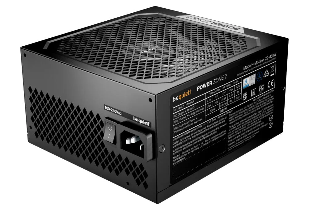 be quiet! POWER ZONE 2 850W BP007EU 80 PLUS Platinum ATX Güç Kaynağı Thumbnail 3