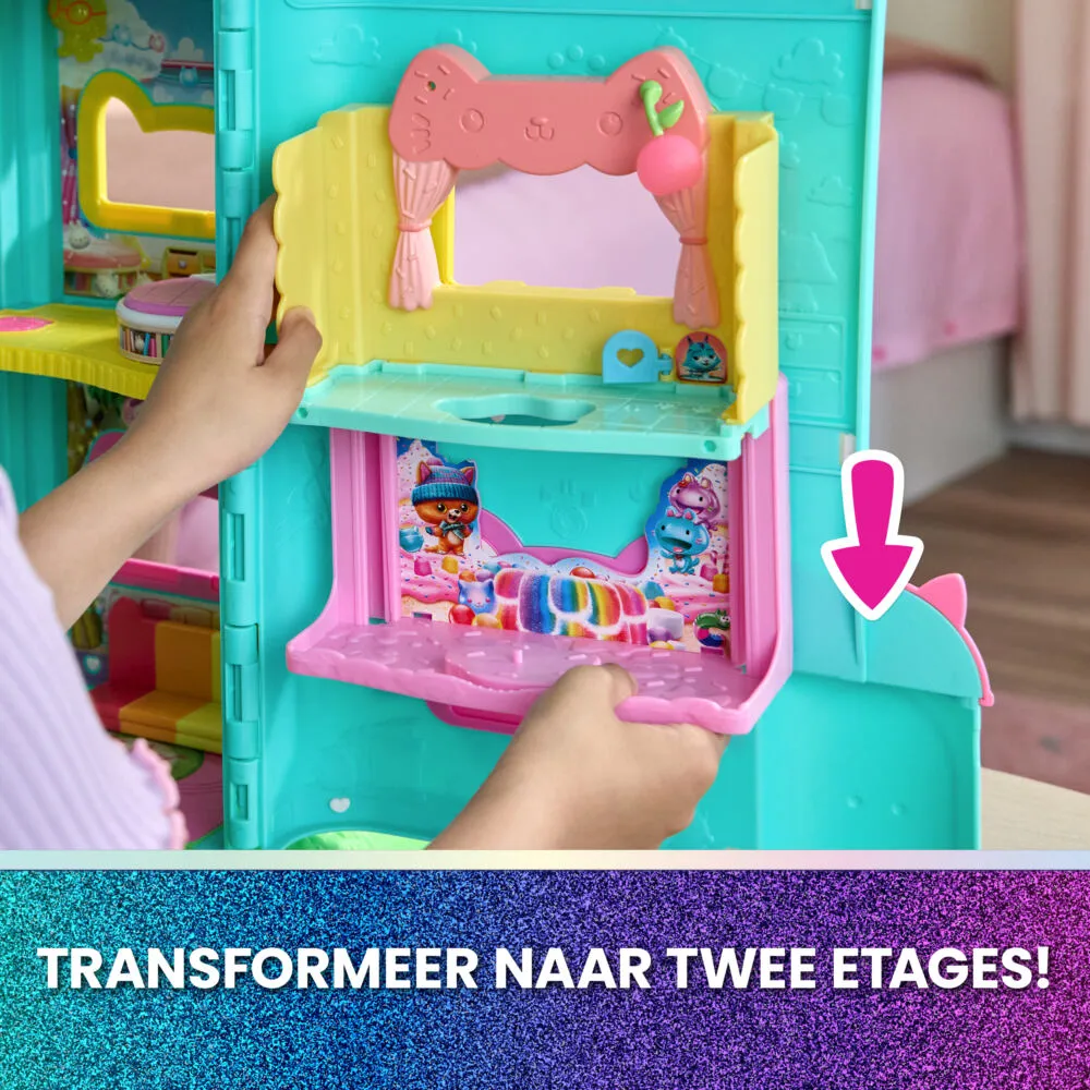 Spin Master Gabby's Dollhouse GDH PYS Movie Kitchen Portal Rooms GML 6074281 Thumbnail 1