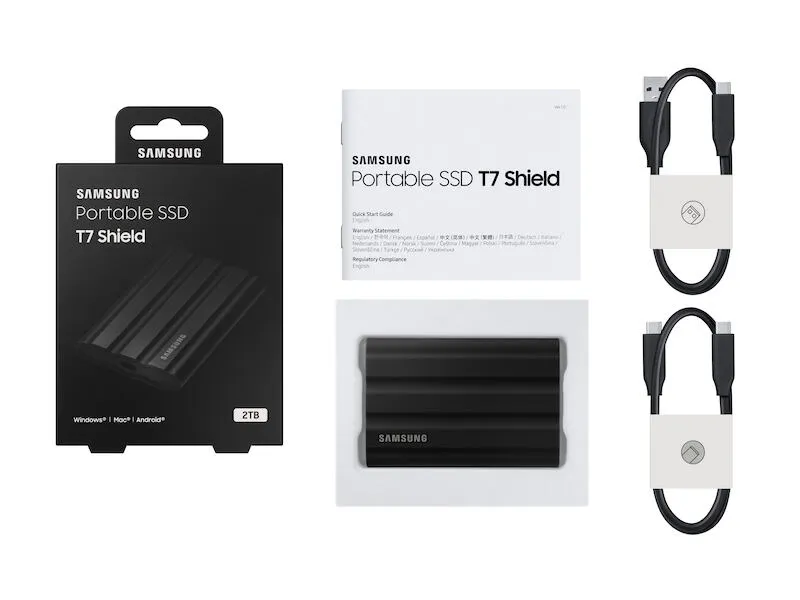 Samsung T7 Shield MU-PE2T0S/AM 2 TB SSD Thumbnail 3