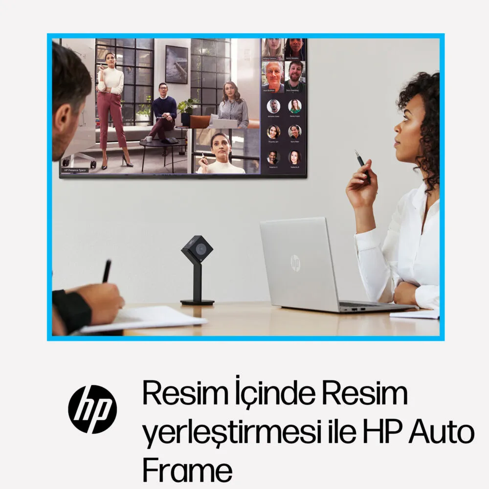 HP Presence See 4K Yapay Zeka Kamera 4V975AA Thumbnail 6