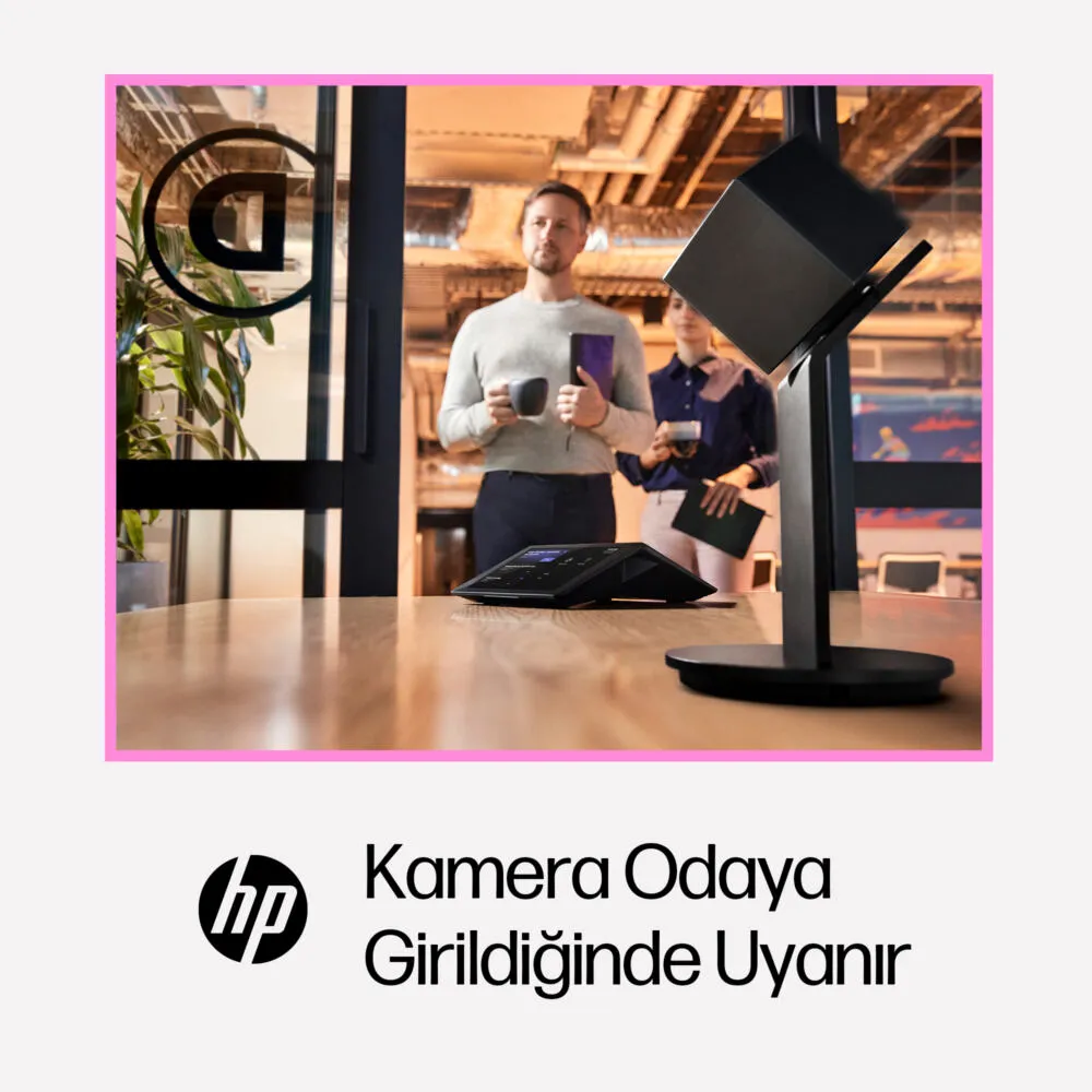 HP Presence See 4K Yapay Zeka Kamera 4V975AA Thumbnail 4