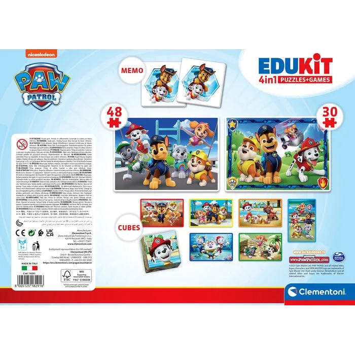 Clementoni Edukit 4 in 1 - Paw Patrol 18291 Puzzle Thumbnail 6