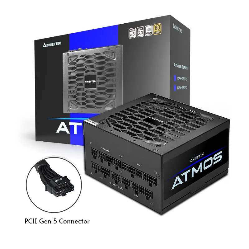 Chieftec ATMOS CPX-850FC 850 W 80 PLUS Gold ATX Güç Kaynağı Thumbnail 8