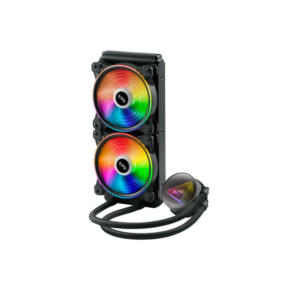 ADATA LEVANTE X 240 İşlemci Hepsi dahil sıvı soğutma 12 cm Siyah