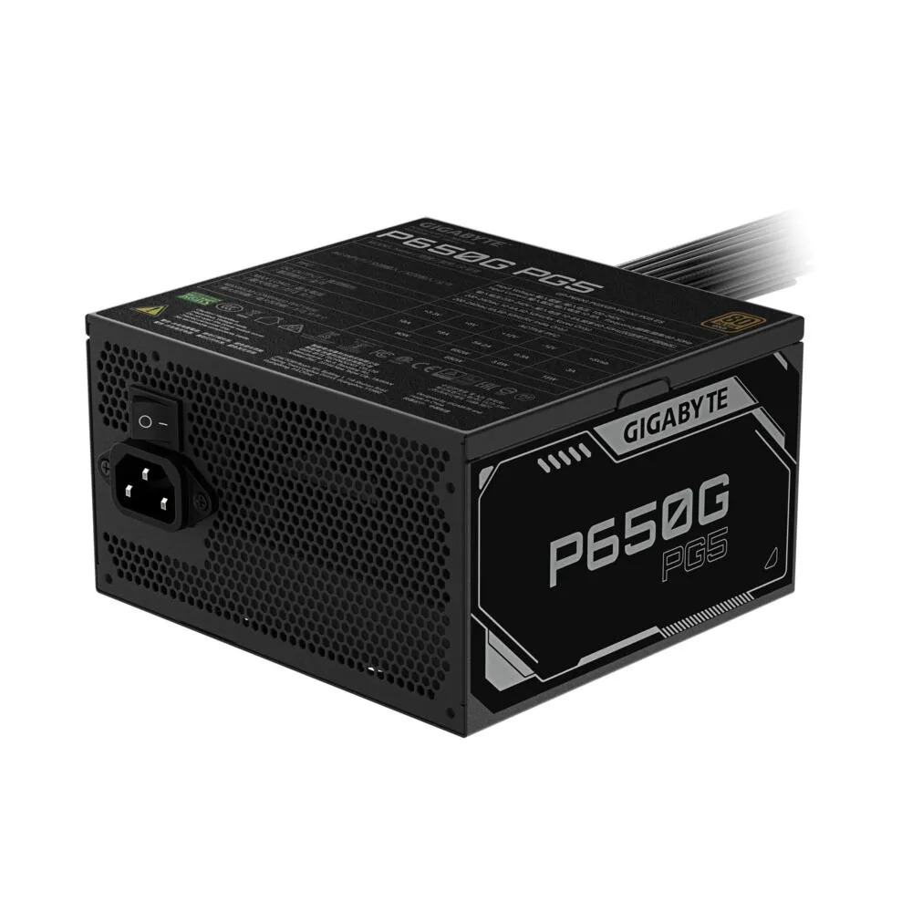 GIGABYTE P650G PCIE 5.1 GP-P650G PG5 EU 650 W 80 PLUS Gold ATX Güç Kaynağı Thumbnail 4