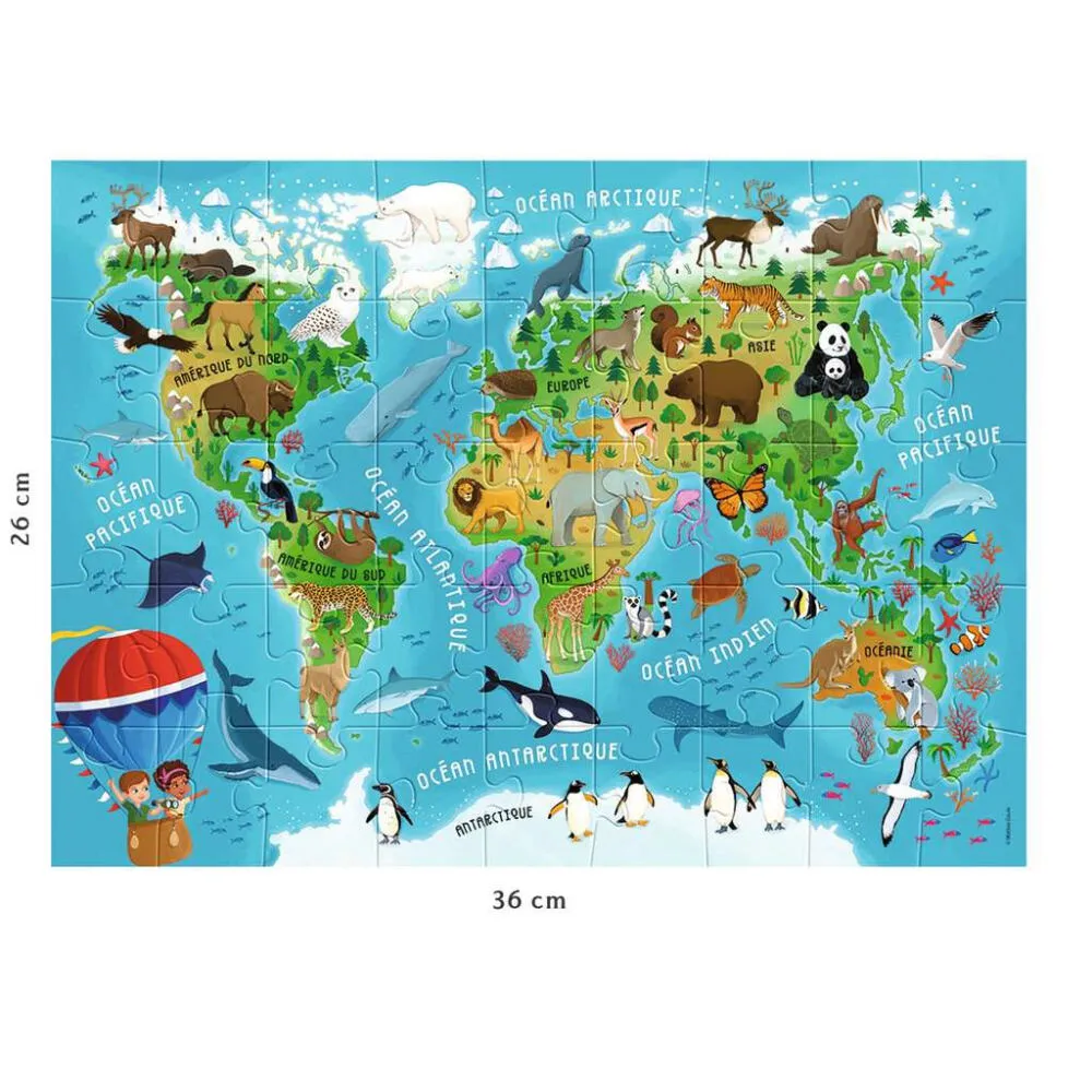 Nathan 86174 45 Parça Puzzle Thumbnail 4