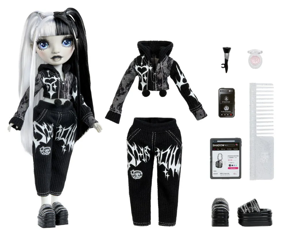 Rainbow High Shadow High Fashion Doll Girls' Night - Heather (black/white hair) 597865 Thumbnail 5