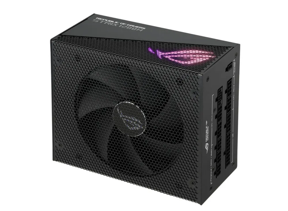 ASUS ROG-STRIX-1200G-AURA-GAMING 90YE00P0-BVAA00 1200 W 80 PLUS Gold ATX Güç Kaynağı Thumbnail 11