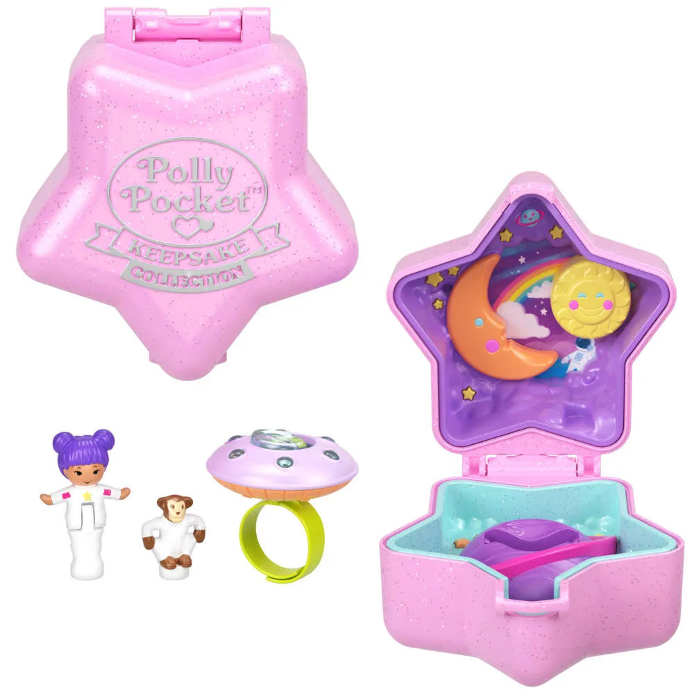 Polly Pocket JCB24 oyuncak oyun seti Thumbnail 4