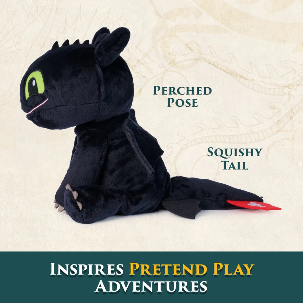 Spin Master DreamWorks Dragons GTD LTD 10in Cuddly Toothless Plush GML Thumbnail 5