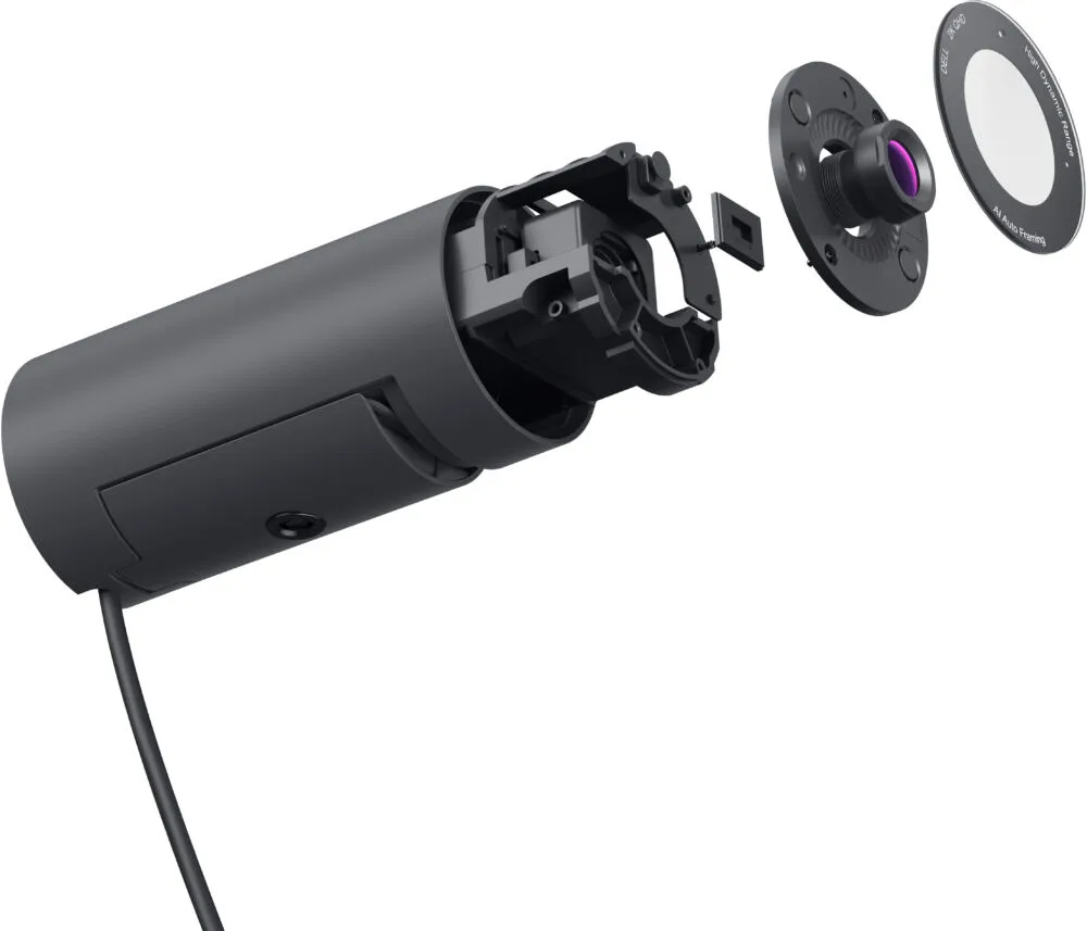 DELL WB5023 webcam 2560 x 1440 Piksel USB 2.0 Siyah Thumbnail 3