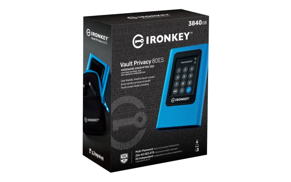 Kingston Technology IronKey Vault Privacy 80 IKVP80ES/3840G 3,84 TB SSD Thumbnail 8