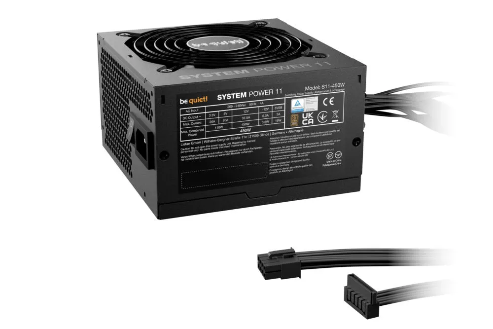 be quiet! System Power 11 450W BP009EU 80 PLUS Bronze ATX Güç Kaynağı Thumbnail 2