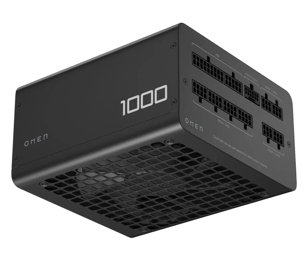 HP OMEN 1000W Power Supply - ATX 3.1 Fully Modular 80 Plus Gold A4WK3AA Güç Kaynağı Thumbnail 4