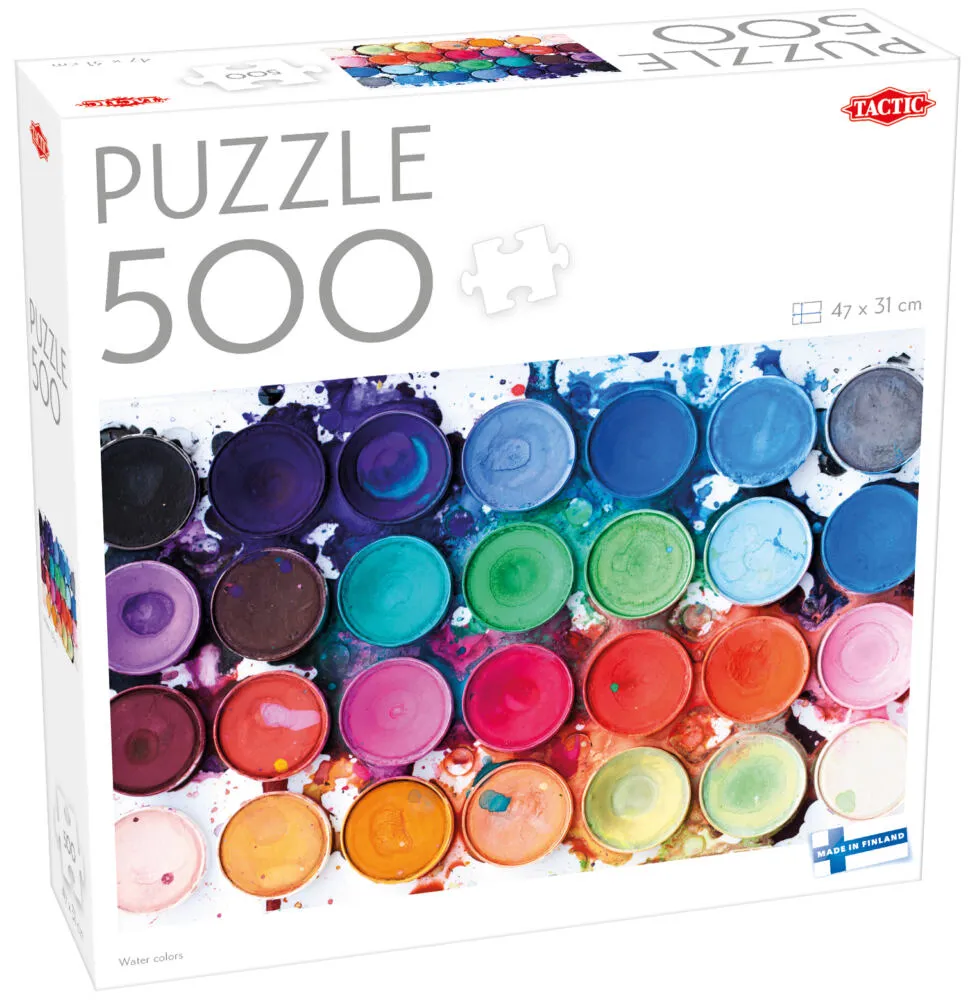 Tactic Lovers Water colors Yapboz 500 adet Sanat Puzzle