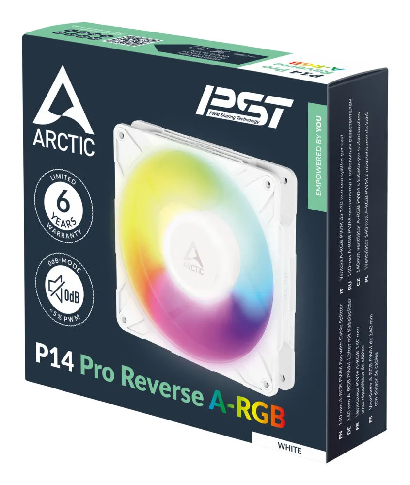 Freezer P14 Pro Reverse A-RGB (White) ACFAN00324A Thumbnail 10