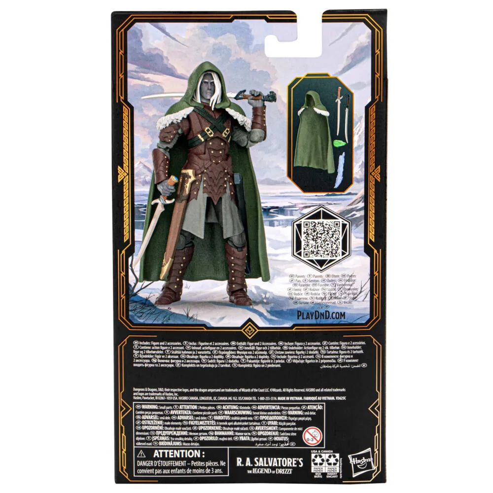 Hasbro Dungeons & Dragons Drizzt F66325L0 Oyuncak Figür Thumbnail 7