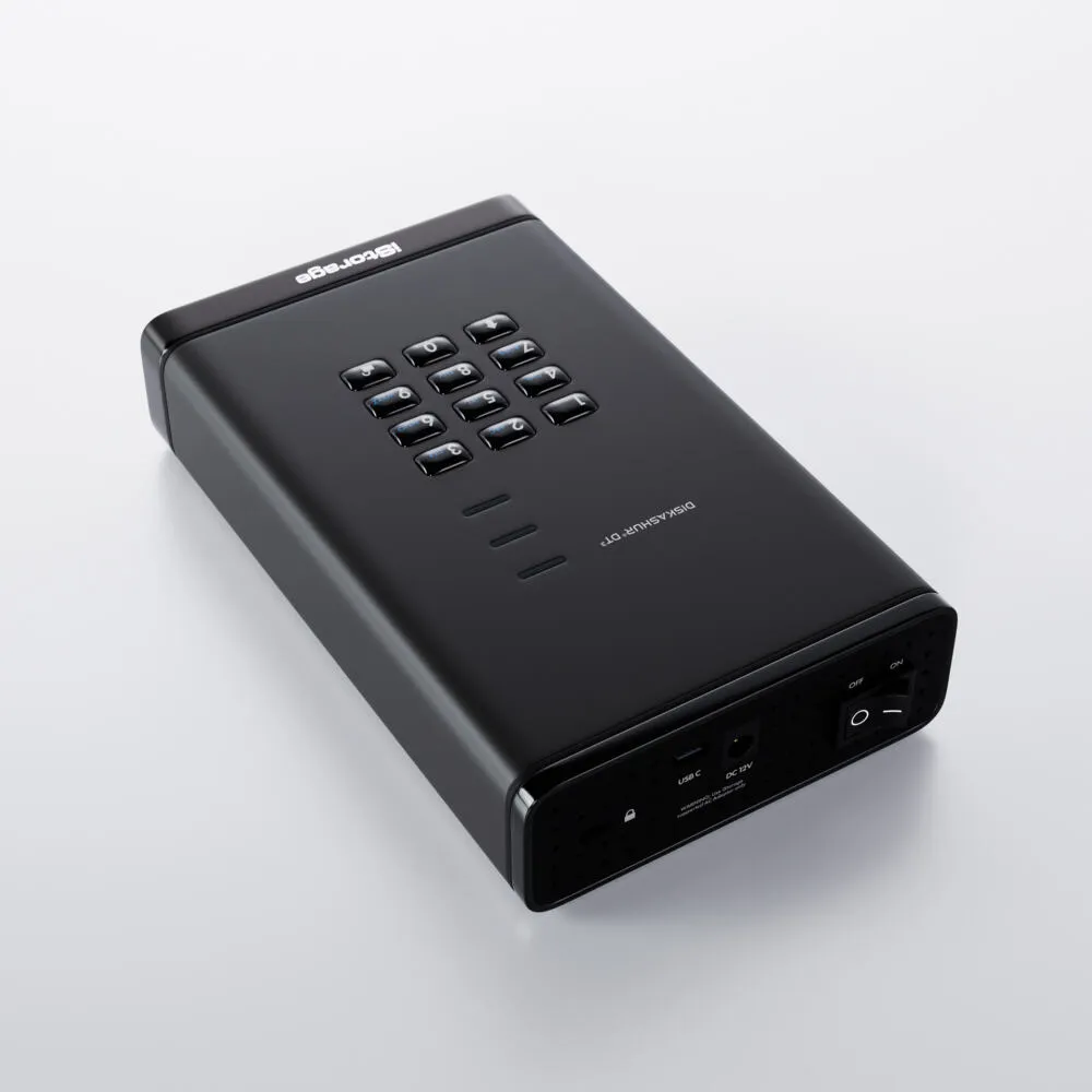 iStorage diskAshur DT3 HDD IS-DT3-256-22000-F 22 TB USB 3.2 Harici Hard Disk Thumbnail 5