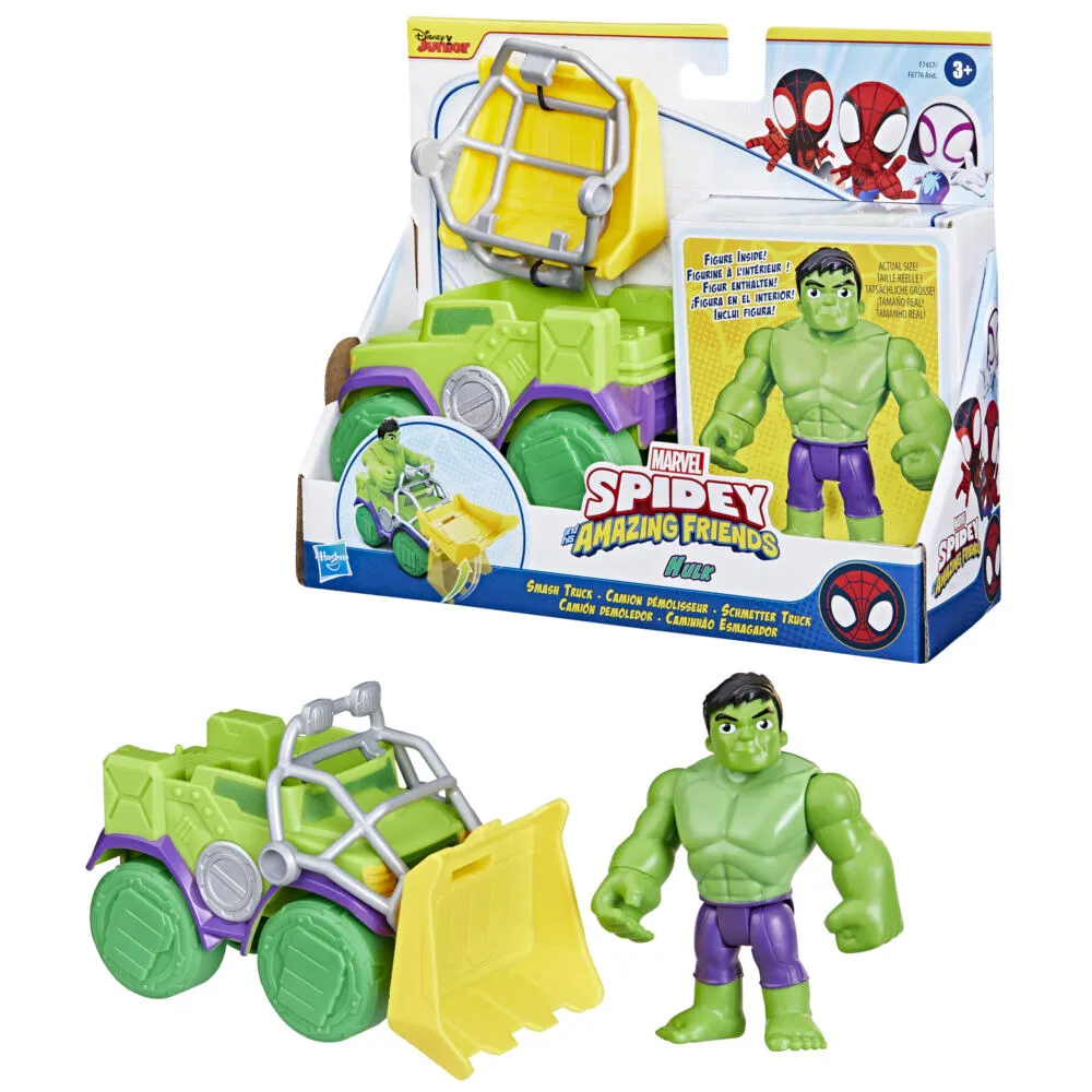 Hasbro Marvel Hulk F74575X2 Oyuncak Araç Thumbnail 4