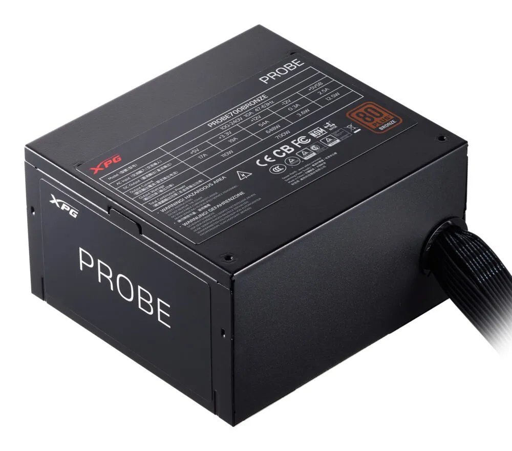 XPG PROBE 700 BRONZE 75261557 700 W 80 PLUS ATX Güç Kaynağı Thumbnail 3